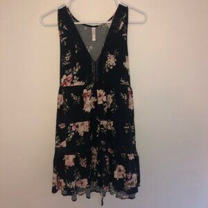 Xhilaration Floral Lace Boho Style Dress